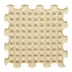 ORTOTO Little Pyramids / Soft (Milky White) (1 pcs.-30*30 cm) - Massage Puzzle Mat - image 1 | Labebe