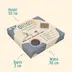 ORTOTO Grand Canyon / Soft (Caramel Milk) (1 pcs.-30*30 cm) - Massage Puzzle Mat - image 3 | Labebe