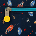 Enso Outer Space Round Pencil Case - Детский пенал - изображение 7 | Labebe