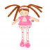 Jolijou Les Pipelettes Double Modele T-Shirt Bisous - Мягкая детская кукла - изображение 3 | Labebe
