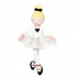 Jolijou Ma Petite Ballerine Anais Cache Cœur Blanc - Soft baby doll - image 2 | Labebe