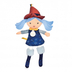Jolijou Les Gentilles Sorcieres Assorties Poum Cheveux Bleus & Pim Cheveux Blonds Doublees - Soft baby doll - image 4 | Labebe
