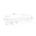 Interbeds Arek Graphite - Wooden bed for teens - image 5 | Labebe