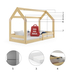 Interbeds Domek 1 Pine - Подростковая деревянная кровать с встроенным ящиком для хранения - изображение 4 | Labebe