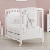 Erbesi Dudu Bianco / Rosa - Cot on wheels - image 1 | Labebe