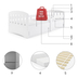 Interbeds Classic White - Wooden bed for teens with an integrated storage box - image 4 | Labebe