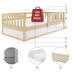 Interbeds Smart Pine - Wooden bed for teens with an integrated storage box - image 4 | Labebe