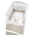 Erbesi Jack Bianco / Tortora - Cot on wheels - image 4 | Labebe