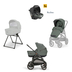 Inglesina Aptica XT Darwin RC Taiga Green - Baby modular stroller with a car seat and bassinet stand - image 6 | Labebe