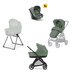 Inglesina Electa Darwin Murray Green - Baby modular stroller with a car seat and bassinet stand - image 6 | Labebe