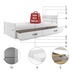 Interbeds Bartek Graphite - Wooden bed for teens - image 5 | Labebe