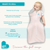 Love To Dream Transition Bag 1.0T Stretch Cotton Stripe GR M - Baby sleeping bag - image 5 | Labebe