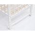 SKV Company Babyton White - საბავშვო ხის საწოლი გორგოლაჭებით - image 6 | Labebe