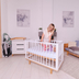 Rant Indy Cloud White - Baby chest of drawers with a changing table - image 15 | Labebe