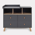 Rant Vester Moon Grey - Baby chest of drawers with a changing table - image 1 | Labebe