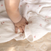 Perina Summer Pink Set of 2 - Baby muslin swaddles set - image 8 | Labebe