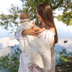 Perina Summer Pink Set of 2 - Baby muslin swaddles set - image 7 | Labebe