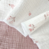 Perina Summer Pink Set of 2 - Baby muslin swaddles set - image 5 | Labebe