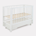 Rant Bergen Plus Cloud White - Baby cot with universal swing and drawer - image 1 | Labebe