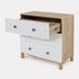 Rant Bamboo Cloud White - საბავშვო კომოდი გამოსაცვლელი დაფით - image 8 | Labebe