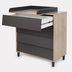 Rant Bergen Moon Grey - Baby chest of drawers with a changing table - image 2 | Labebe
