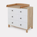 Rant Bamboo Cloud White - საბავშვო კომოდი გამოსაცვლელი დაფით - image 4 | Labebe