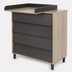 Rant Bergen Moon Grey - Baby chest of drawers with a changing table - image 5 | Labebe