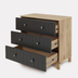 Rant Bamboo Moon Grey - Baby chest of drawers with a changing table - image 4 | Labebe