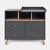 Rant Vester Moon Grey - Baby chest of drawers with a changing table - image 4 | Labebe