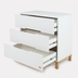 Rant Indy Cloud White - Baby chest of drawers with a changing table - image 3 | Labebe
