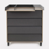 Rant Bergen Moon Grey - Baby chest of drawers with a changing table - image 11 | Labebe