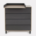 Rant Bergen Moon Grey - Baby chest of drawers with a changing table - image 6 | Labebe