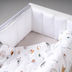 Perina Fence Sateen Collection White - საბავშვო საწოლის ბამპერები - image 4 | Labebe