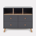 Rant Vester Moon Grey - Baby chest of drawers with a changing table - image 6 | Labebe
