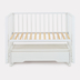 Rant Bergen Plus Cloud White - Baby cot with universal swing and drawer - image 6 | Labebe