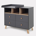 Rant Vester Moon Grey - Baby chest of drawers with a changing table - image 3 | Labebe