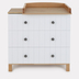 Rant Bamboo Cloud White - საბავშვო კომოდი გამოსაცვლელი დაფით - image 5 | Labebe