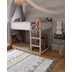 Lorena Canals Azteca Natural-Azul Vintage/Natural-Vintage Blue - Washable handcrafted rug - image 14 | Labebe