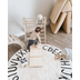 Lorena Canals Round Abc Natural-Negro/Natural-Black - Washable handcrafted rug - image 2 | Labebe