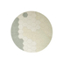 Lorena Canals Round Honeycomb Blue Sage - რეცხვადი ხელნაკეთი ხალიჩა - image 1 | Labebe