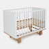 Rant Bamboo Cloud White - Детская кроватка с универсальным маятником - изображение 27 | Labebe
