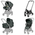 Peg Perego City Loop Metal - Детская модульная коляска-трансформер с автолюлькой - изображение 2 | Labebe