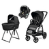 Peg Perego Veloce Town & Country True Black - Baby modular system stroller with a car seat - image 1 | Labebe
