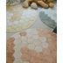 Lorena Canals Round Honeycomb Rose - Washable handcrafted rug - image 3 | Labebe