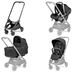 Peg Perego City Loop True Black - Детская модульная коляска-трансформер с автолюлькой - изображение 44 | Labebe
