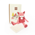 Sweety Doudou Fox - Мягкая игрушка с платочком - изображение 1 | Labebe