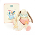 Ciboulette The BunnyPlush With Doudou - Soft toy with a handkerchief - image 1 | Labebe