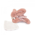 Lapin Doudou Pink Rabbit - Мягкая игрушка с платочком - изображение 2 | Labebe