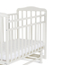 SKV Company Julia Light White LB - Baby cot with swing mechanism - image 4 | Labebe