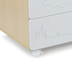 SKV Company Giraffe Birch/White - Drawer chest with a changing table - image 2 | Labebe